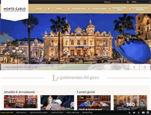 Tablet Screenshot of it.casinomontecarlo.com